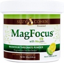 Suzy Cohen MagFocus Magnezyum Threonate Toz Diyeter Supplement 200 mg, Sağlıklı Nerve, Destek Cognition, Enerji, Bone Health, Stevia, Lemon Flavor, 60 Hizmetler
