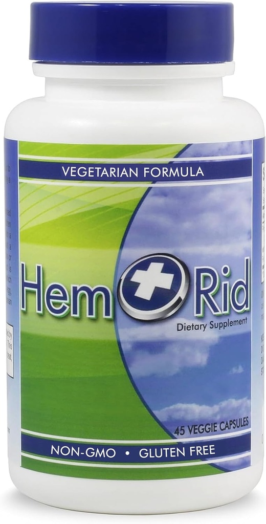 HemRid Best Hemorrhoid Supplement, indir Itching, Irritation, Bleeding, 2-5 Günlerde Yanan, Klinik Olarak Test edilen Malzemeler 120 Günde Hızlı Yardım Sağlıyor