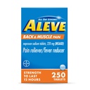 Aleve Back & Muscle Pain Relief Naproxen sodyum Tabletleri, Ağrı Reliever & Ateşi, Vücut için Tıp, 250 Kont