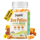 Arı Pollen 1000 mg Sugar Free Gummies, w/Fenugreek, Royal Jelly, Propolis, Organik Arı Pollen Chewable Supplement for Women, Rich in Vitamin E, Immunity & Skin Care, 60 Counts