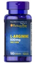 Puritan's Pride L-αργινίνη 500 mg, Υποστήριξη για την Υγεία της Καρδιάς, 100 Count