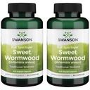Swanson Sweet Wormwood - GI Gut Health, Microbial Balance & Digestive Health Support - Herbal Supplement with Artemisinin - (90 Capsules, 425 mg Her) 2 Packs