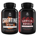 Erkek için Beş Aşama Krels 5g ve Ekstra Kuvvetli Güç Testi Uyarısı - Kas Mass ve Muscle Recoverytine HCLuvate - Horny Goat ile Doğal Enerji Supplement