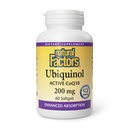 Doğal Faktörler Ubiquinol 200 mg - Kalp Sağlığı ve Doğal Vitality - Antioksi Support Supplement with Superior Abors - Enerji Desteği Flaxseed Oil - 60 Softgels (60 Hizmet)
