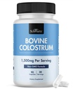Colostrum Supplement Extra Strength 1500mg Per Servisi - Bovine First Milking, Supports Gut Health and Immunity for Women and Men - Non-GMO, Gluten Free, 90 Count Capsules from Bovine First Milking, Supports Gut Health and Immunity for Women and Men - Non-GMO, Gluten Free, 90 Count