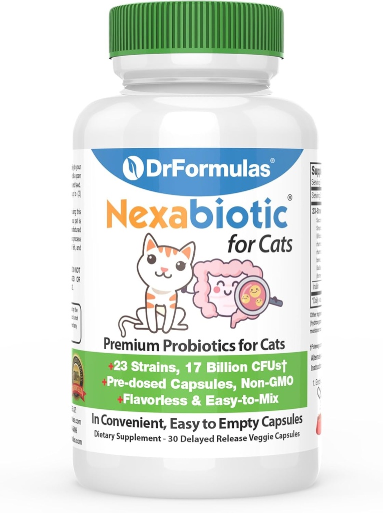 DrFormulas Nexabiotic Probiotics for Cats Powder 