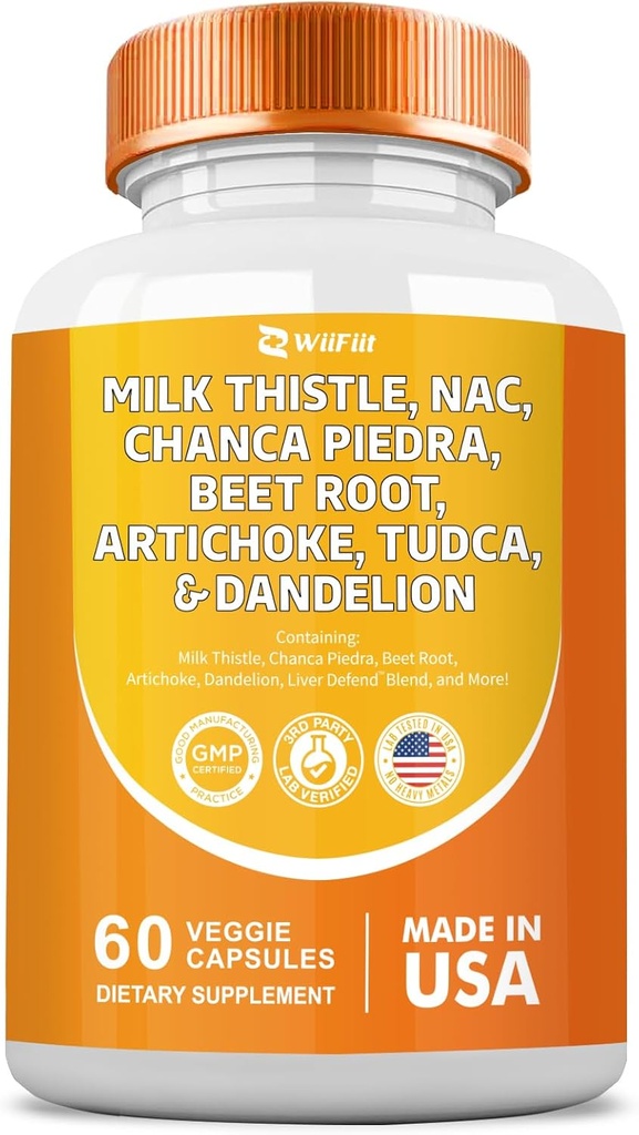 Süt Butle 3000 mg NAC Chanca Piedra 2000 mg Beet Root 2000 mg Artichoke 2000 mg Tudca Dandelion Root 1000 mg ile çinko Yarrow Turmeric Tamir Supplement Plus Chicory,Mineral Supplements 60 Count