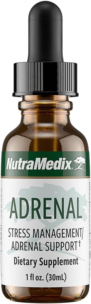 NutraMedix Adrenal Fatigue Supplement - Astragalus, Schisandra, Rhodiola ve Enerji Desteği için patenti, Stamina ve Stres - Vegan Adaptogen Mix (1oz / 30 ml)
