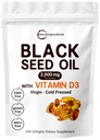 Micro Ingred Black Seed Oil 2000 mg με βιταμίνη D3 1000 IU, 240 Softgels 