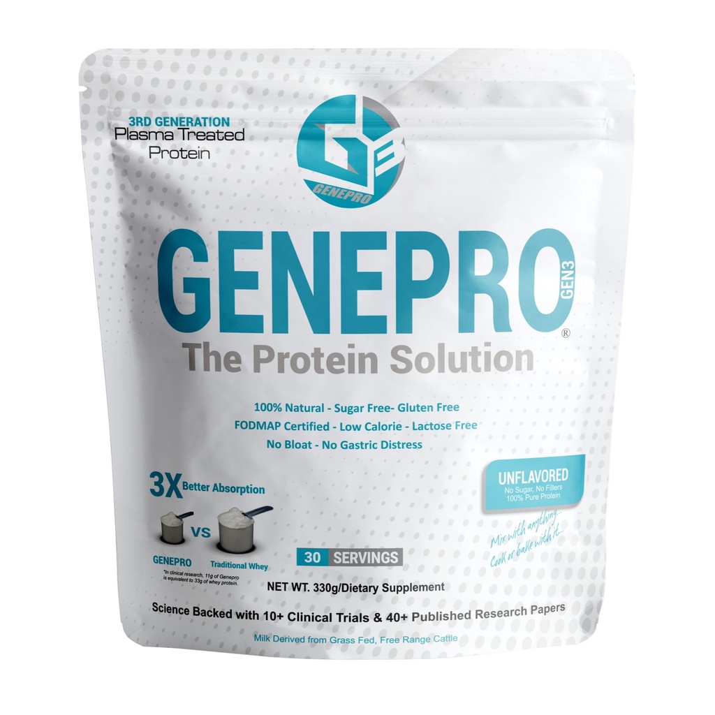 Unflavored Protein Toz - Yeni Formula - Lactose-Free, Gluten-Free, & Non-GMO Whey Isolate Supplement Shake (3rd Generation, 30 Hizmet)