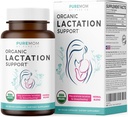USDA Organik Lactation Supplement - Herbal Emzirme Desteği ile Süt - Anneler için Yardım - Organik: Fenugreek Tohum, Fennel & Süt Butle - 60 Vegan Capsules (No Pills veya Kurabiyeler)
