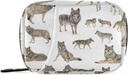 Animal Wolf Pill Box 7 Günlük Pill Case Travel Pill Organizer Bag with shower Weekly Case Bag Compact Boyut for Vitamin Supplement Sahibi için