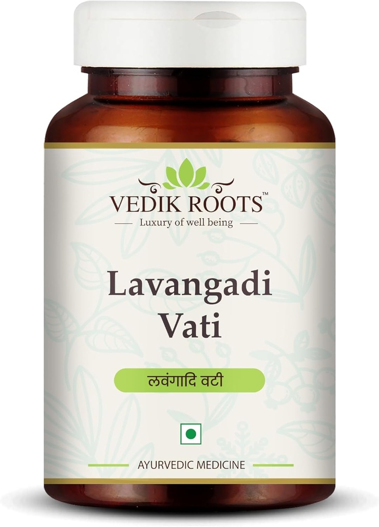 Lavangadi Vati - Φυσική υποστήριξη για Nasνική άνεση, Ayurvedic αναπνευστικό συμπλήρωμα, Digestive Health Aid, 120 δισκία (πακέτο του 1)
