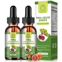 TMG Συμπληρώματα 1000MG - Trimethylglycine Υγρές σταγόνες, Betaine Υψηλή απορρόφηση, υποστηρίζει μεθυλίωση, ηπατική ευεξία & Γνωστική, μη-GMO, Vegan, γεύση πορτοκαλιού αίματος, 2 Fl.Oz (2 Pack)