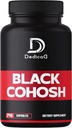 Menopause Hot Flashes için 1000 mg Black Cohosh - 4-Month Supply için 240 Capsules - Body Management, Women's Health & Immune System