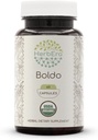 HerbEra Boldo USDA Organik 60 Capsules | Doğal Herbal Supplement | Sertifikalı Organik Vejetaryen Capsules ve Organik Boldo (Peumus cesurus) Kuru Yaprak (60 Capsules)