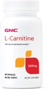 GNC L-Carnitine 500mg, Helps Metabolize Long-Chain Fatty Acids, 60 Capsules