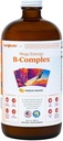LIQUIDHEALTH Mega Energy Metilated B-Complex, Yetişkin Sıvı Vitamin Supplement - Enerjiyi artırmak, Stres ve Fatigue, Immune Support, Heart & Gut Health - Made in USA, Vegan, Sugar-Free (32 oz)
