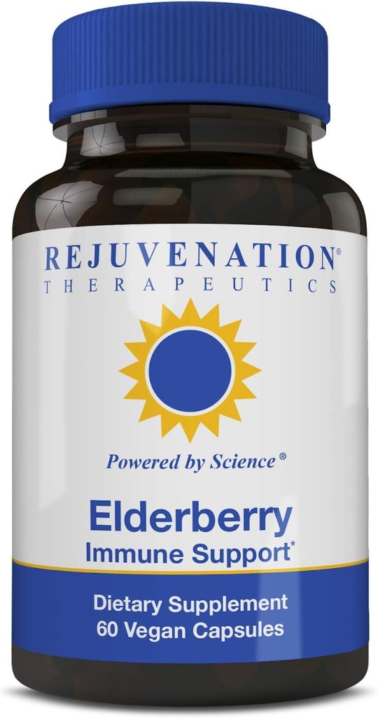 Rejuvenation Treatments Elderberry - Immune Support için Elder Capsules -Elderberry Cold Fighter