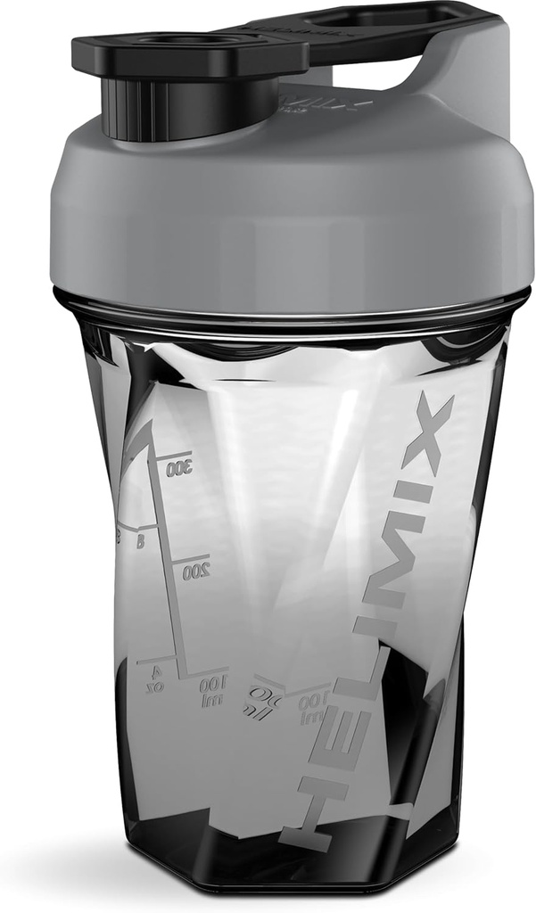 HELIMIX 1.5 Vor Blender Shaker Şişe 20oz | No Blending Ball veya Whisk | ABD Made | Portatif Pre Workout Whey Protein İçecek Shaker Cup | Mixes Cocktails Smoothies Shakes | Top Raf Safe