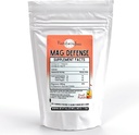 Mag Defense Toz | Orthomolecular Magnezyum 200 mg'ı Magnezyum Glycinate Chelate | Pure, Corn Free, & GMO-Free | Fruit Punch Flavor | 60 Hizmetler