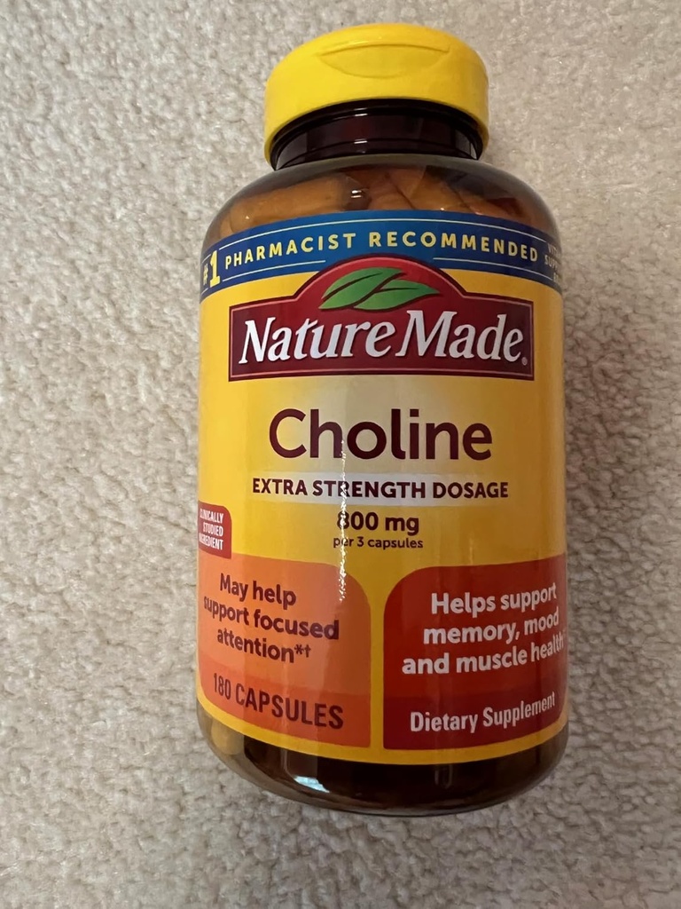 GOOFY TURTLE Choline Extra Strength Dosage 800 mg Diyeter Supplement