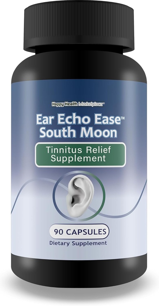 Ear Echo Ease Tinnitus Relief Supplement - The Best Tinnitus Relief for Ringing Ears - Ears Relief & Sağlıklı İşitme Desteğinde Ringing için Kulak Sağlığı Tamamları - Ears