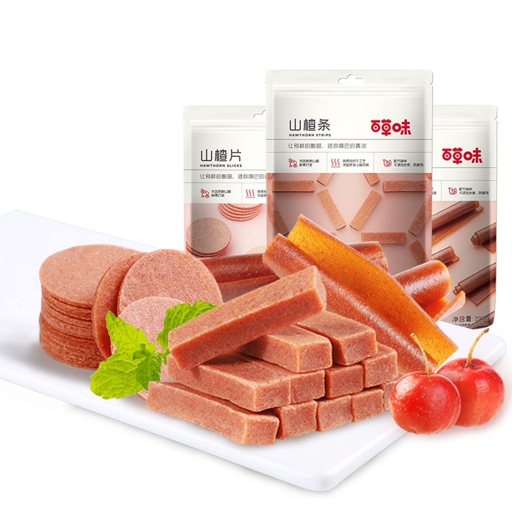 Phuumy Hawthorn Bar Chinese Candy Candy Chinese Snacks Haw Flakes Fruit Strips Haw Flakes 1.21lb