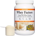 Doğal Faktörler tarafından Whey Faktörleri, Grass Fed Whey proteini, Aids Kas Development ve Immune Health, Unflavored, 12 Oz Oz