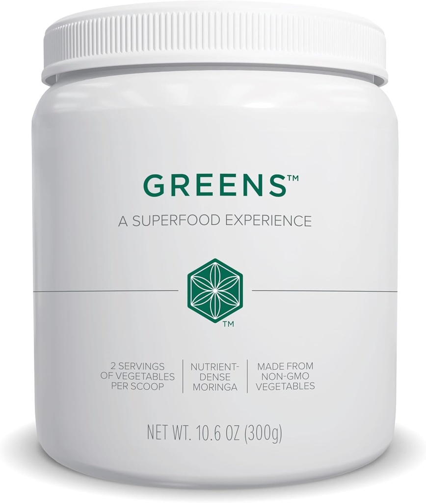 Isagenix Moringa Greens - Green Drink Toz Antioksis & Superfoods - Beslenme Supplement - Non-GMO, Whole-food Sebzeleri - 10.6 oz (30 hizmet)