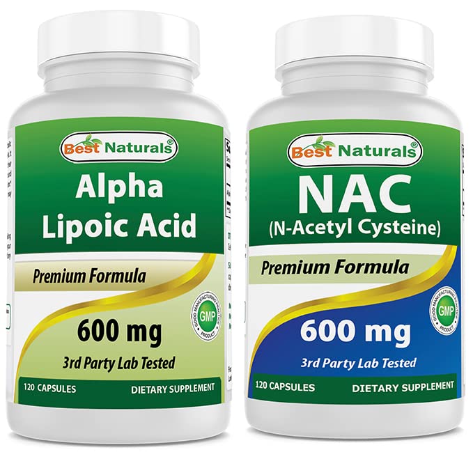 En İyi Doğallar Alpha Lipoic Acid 600 mg & NAC 600 mg