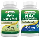 En İyi Doğallar Alpha Lipoic Acid 600 mg & NAC 600 mg