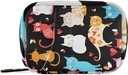 xigua Cat Pill Case 7-Day Travel Pill Organizer Box with Zipper Closure for Vitamins, Medication and Supplements