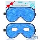 ArıVines Soğutma Göz Maskesi, 2 Pack XL Jumbo Boyutu Freezer Gel Eye Maskeleri Puffy Eyes Face, Ice Eye Maske, Cold & Warm Compress, Dondurulmuş Ice Pack for Post Eye Surgery & Allergies(Navy Blue)