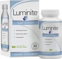 Luminite Sleep Support - Nighttime Sleep Aid Supplement - L-Tryptophan, Melatonin, Chammomile - Habit Form, 30 Count