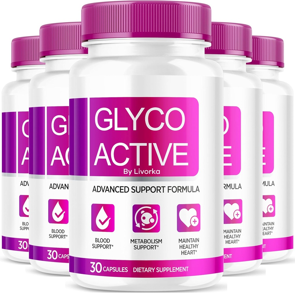 (5 Pack) Glyco Active, Glyco Active Capsules, Glyco Active Advanced Formula, Glyco Active All Natural Formula Pills, Glyco Active Capsulas Yorumları, 5 Ay Boyunca 150 Capsules
