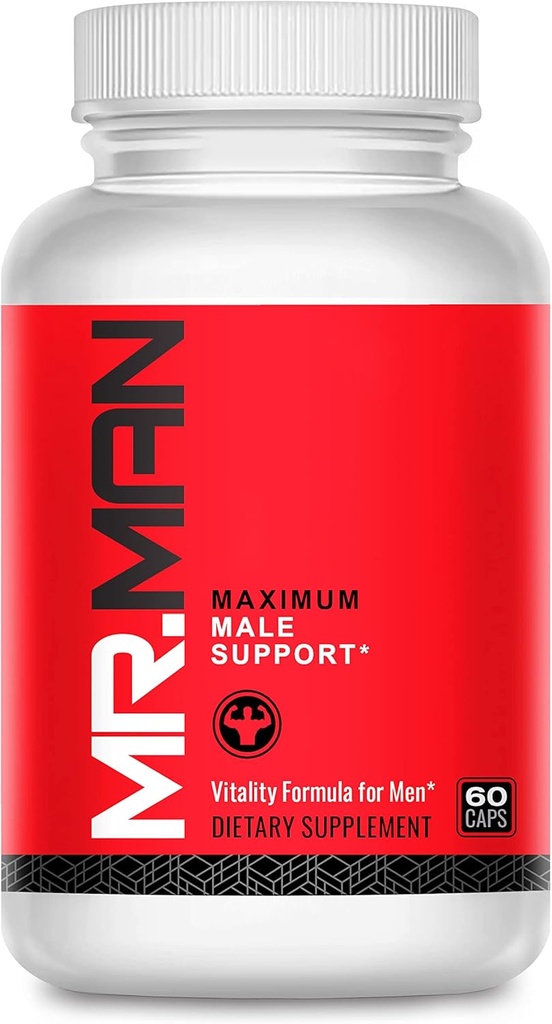 Bay Man Support – Erkek Ferttitude Supplement for Sperm Health, Count, and Motness – All- Natural Formula with Vitamins, Minerals, and Antioksis – Supports Reproductive Health and Hormonal Balance