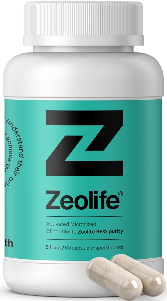 Zeolite-Activated 1 Gram per Capsule Micronized Clinoptilolite% 96 inç. Ultra FINE