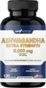 Gade Beslenme Ashwagandha Supplements - Ekstra Kuvvet, Black Pepper, Natural Mood, Focus ve Energy Support Supplement, 120 Veggie Capsules, ABD Made