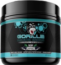Gorilla Mind Essential Platinum Asits to Support Muscle Building, Advancedd Recovery, and protein Synthesis,Use before, during, or After Your Workout, 492 Grams (Cherry Blackout)