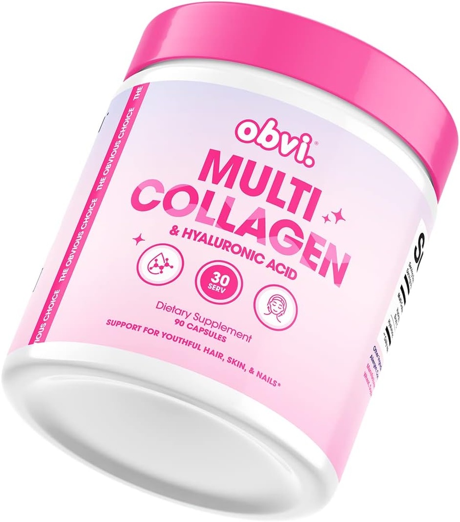 Deep Collagen Supplement with Hyaluronic Acid | Skin Care, Hair, Nail, Women, Gut Health | Hydrolyzed Protein Tip I, II, III, V, X | 30 Capsules, 30 Servisler