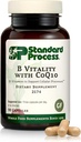 Standard Process B Vitality with Coq10 - Cellular Health Supplement with Biotin, B12 & Folate - Vegan, Gluten-Free & Non-Dairy - 90 Capsules (30 hizmet)