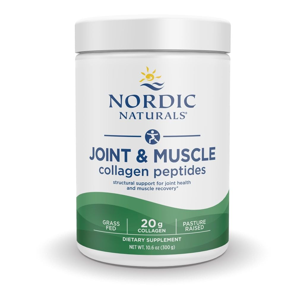 İskandinav Naturals Joint & Muscle Collagen,, Unflavored - 10.6 Ounces - Skin Health ve Ortak Hareketlilik için Collagen Supplement - 15 Hizmet