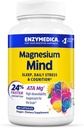 Enzymedica, Magnezyum Mind with ATA Mg, 24% Faster Abxia, High-Bioavailability for Magnezyum Sleep, Stress & Cognition, Count 60