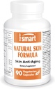 SuperSmart - Natural Skin Formula (High Potency) - Hyaluronic Acid, Collagen, Elastin, Ceramids, Silica - Skin Hydration & Elasticity | Non-GMO - 90 Vegetarian Capsules