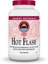 Source Naturals Hot Flash - Menopause ile İlgili Hot Flashes Frekansını Azaltın, Non-GMO Soy - 180 Tablet - 60 Gün Supply