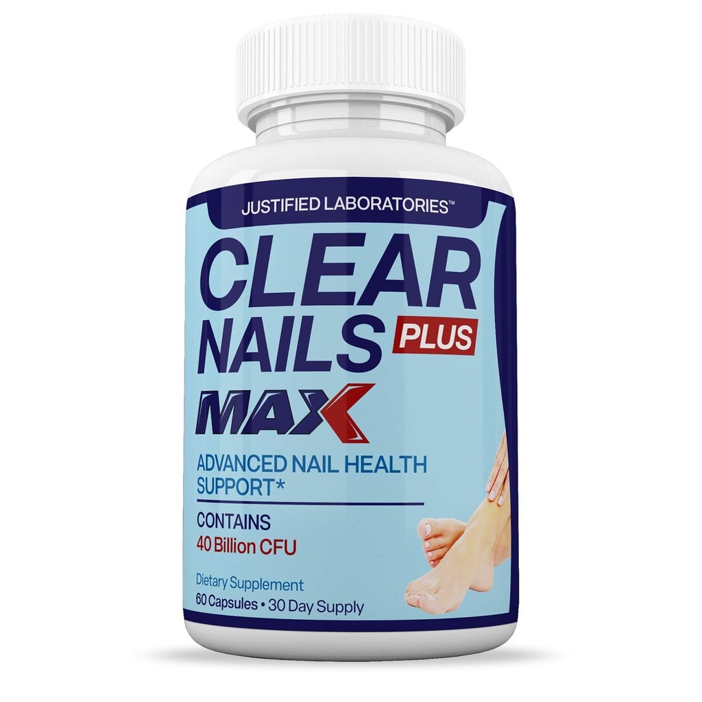 Sadece laboratuvarlar Clear Nails Plus Max Pills 40 Milyar CFU Probiyotik 60 Capsules