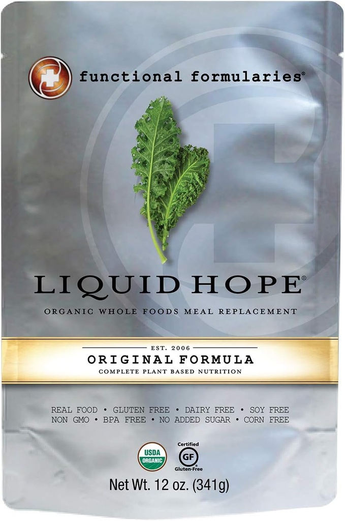 Fonksiyonel Formulaler Sıvı Hope Organik Tube Feeding Formula And Beslenme Meal Yenileme Tamam, 12 Oz Pouch, Single