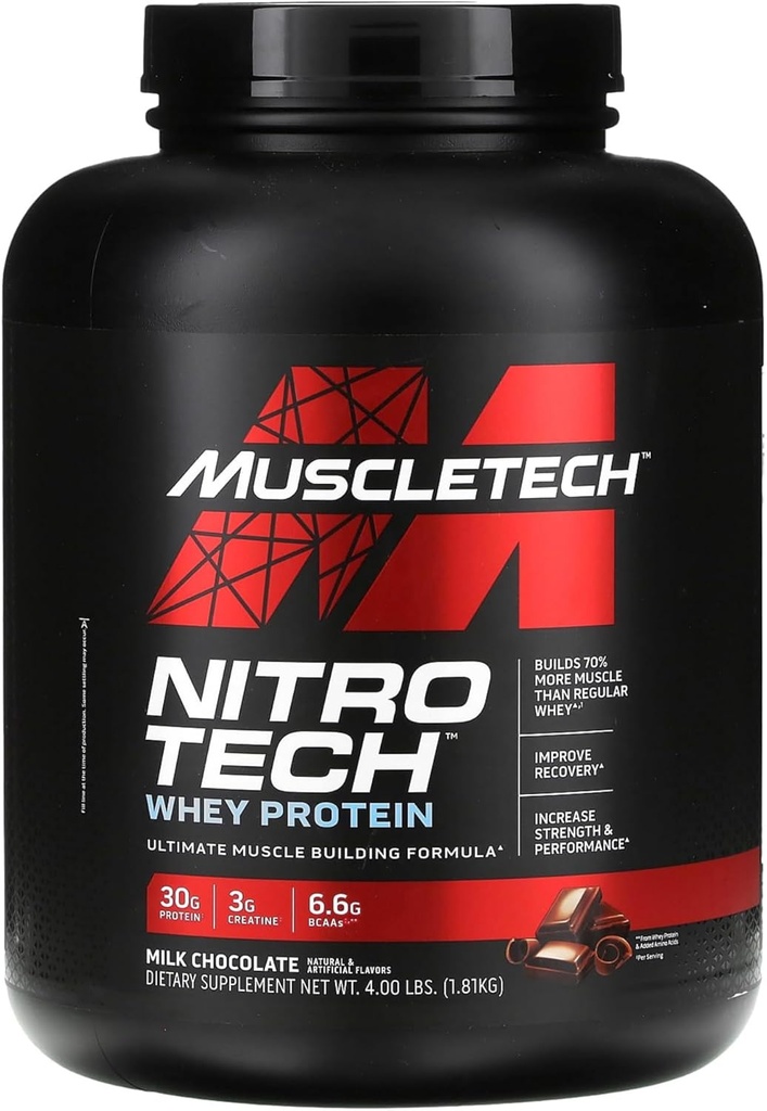 MuscleTech NitroTech Performans Serisi Whey Isolate Chocolate 4lb